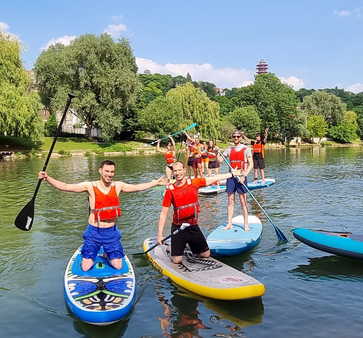 Beach Paddle — activité sur la Marne